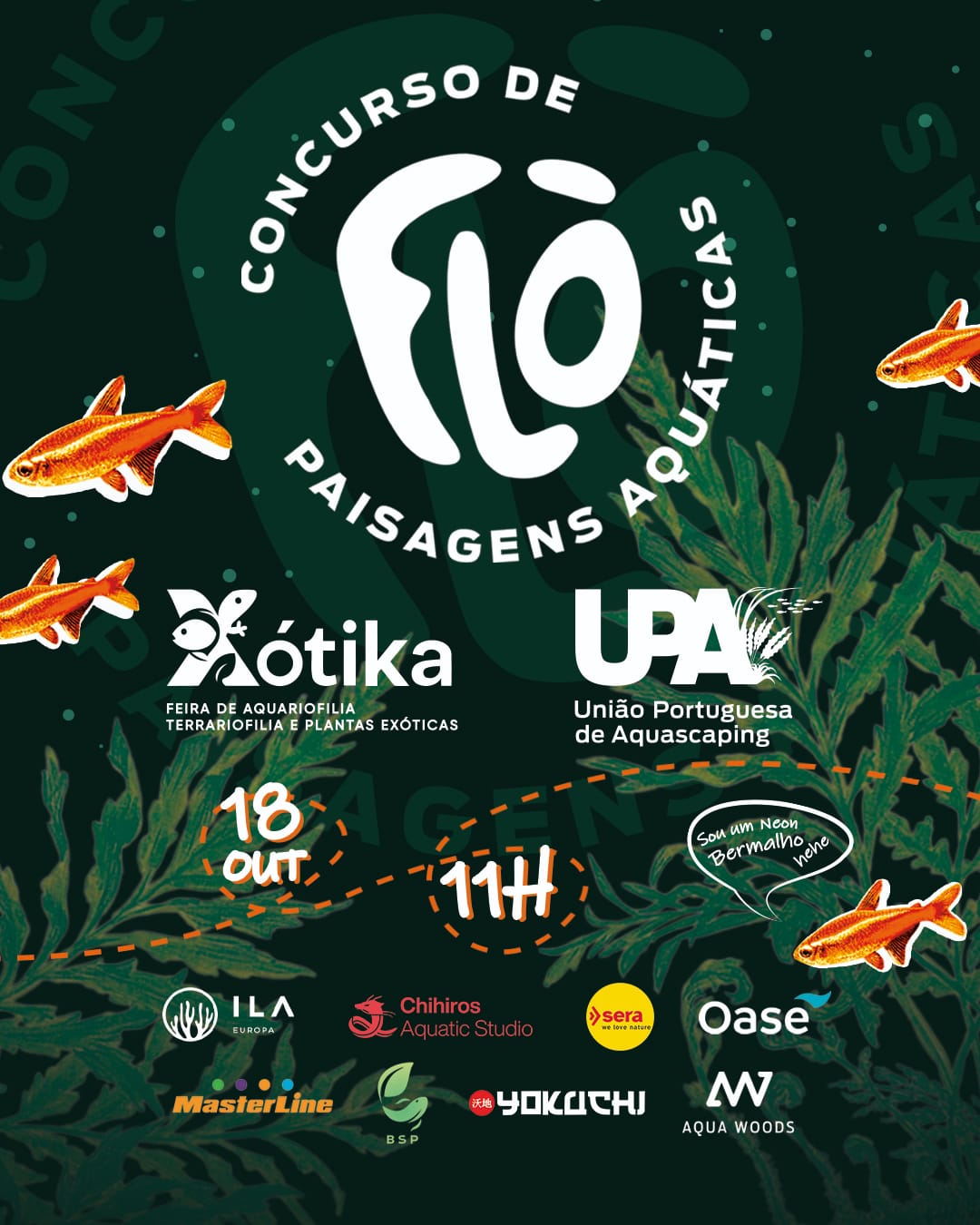 Flō concurso de paisagens aquáticas